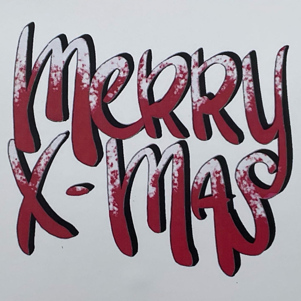 Weihnachtskarte - Merry X-Mas