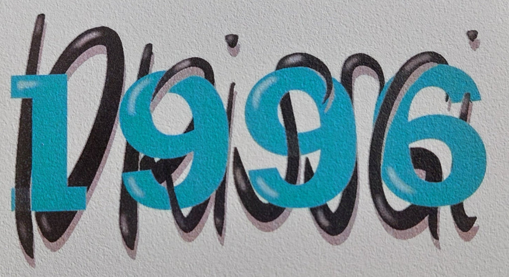 Detailansicht der Geburtstagskarte 30. Geburtstag mit eigenem Illustrationsmotiv von KicomiArt