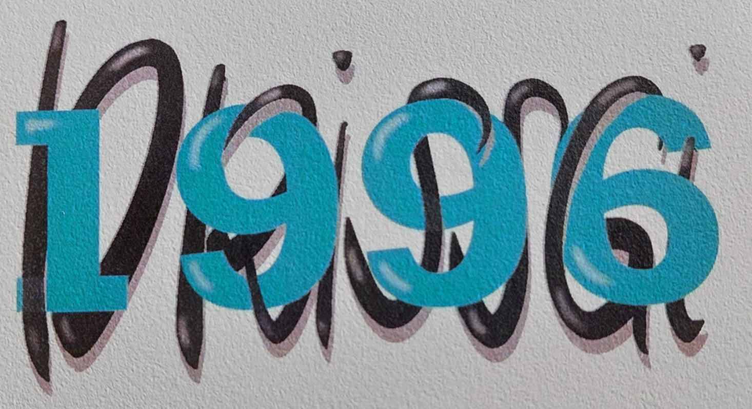 Detailansicht der Geburtstagskarte 30. Geburtstag mit eigenem Illustrationsmotiv von KicomiArt